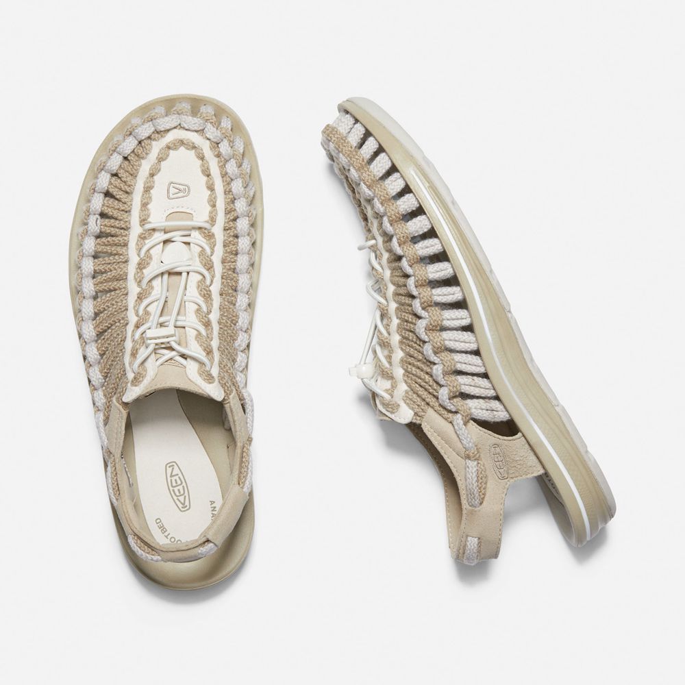 Keen Slip-On Sandaler Herr Khaki - Uneek Flat Cord - 096378SMD